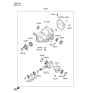 Diagram for 2020 Hyundai Genesis G80 Differential Cover - 53075-4J025