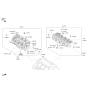 Diagram for 2023 Hyundai Palisade Cylinder Head - 22110-3L250