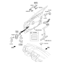 Diagram for 2014 Hyundai Genesis Door Handle - 82651-B1000