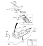 Diagram for Hyundai Accent Wiper Arm - 98815-2F000