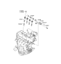 Diagram for 2007 Hyundai Accent Ignition Coil - 27301-26640