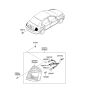 Diagram for 2007 Hyundai Accent Back Up Light - 92401-1E211