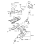 Diagram for 2009 Hyundai Accent Catalytic Converter - 28950-26810