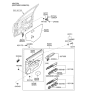 Diagram for 2010 Hyundai Accent Power Window Switch - 93570-1E210