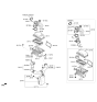 Diagram for Hyundai Accent Air Intake Coupling - 28212-1G000