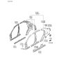 Diagram for 2008 Hyundai Accent Fuel Filler Housing - 71531-1E210