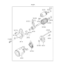 Diagram for 2006 Hyundai Accent Starter Solenoid - 36120-22810