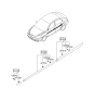 Diagram for Hyundai Accent Door Moldings - 87721-1E000