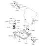 Diagram for 2011 Hyundai Accent Motor And Transmission Mount - 21830-1G000