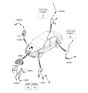 Diagram for 2006 Hyundai Accent ABS Control Module - 58920-1E100