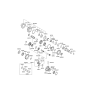 Diagram for 1992 Hyundai Scoupe Transfer Case Bearing - 45737-22040