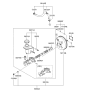 Diagram for Hyundai Brake Booster Vacuum Hose - 59140-1G000