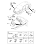 Diagram for 2006 Hyundai Accent Dimmer Switch - 94950-1E000-WK