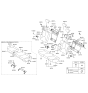Diagram for 2010 Hyundai Accent Armrest - 89900-1E200-ORC