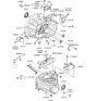 Diagram for Hyundai Accent Bellhousing - 43111-23001