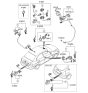 Diagram for 2005 Hyundai Accent Door Lock Switch - 95762-1G000