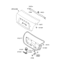 Diagram for 2007 Hyundai Accent Tailgate Latch - 81230-1E010