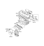 Diagram for 2010 Hyundai Accent Exhaust Manifold - 28510-26AE0