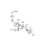 Diagram for Hyundai Accent Wheel Hub - 51750-25001