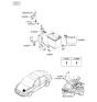 Diagram for 2010 Hyundai Accent Battery Cable - 91850-1E012