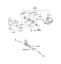 Diagram for Hyundai Steering Wheel - 56110-1E500-AR