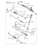 Diagram for 2009 Hyundai Accent Rack And Pinion - 57700-1E100