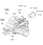 Diagram for 2007 Hyundai Accent Motor And Transmission Mount - 43120-32021