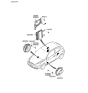 Diagram for Hyundai Accent Car Speakers - 96330-1E110