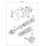 Diagram for Hyundai Accent Automatic Transmission Overhaul Kit - 45010-22C00