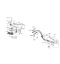 Diagram for 1997 Hyundai Elantra Automatic Transmission Shift Levers - 43720-29010