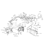 Diagram for 1999 Hyundai Elantra A/C Hose - 97761-29000