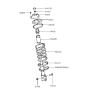 Diagram for 2000 Hyundai Elantra Coil Springs - 54630-29010