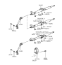 Diagram for 1999 Hyundai Elantra Steering Shaft - 56400-29501