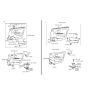 Diagram for 1996 Hyundai Elantra Weather Strip - 82231-29000