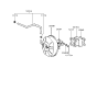 Diagram for 2000 Hyundai Elantra Brake Booster Vacuum Hose - 59130-29022