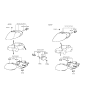 Diagram for 2000 Hyundai Elantra Light Socket - 92340-34550