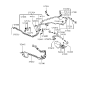 Diagram for Hyundai Elantra Power Steering Hose - 57531-29100