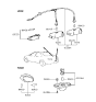 Diagram for 1998 Hyundai Elantra Interior Light Bulb - 92620-29600-IA