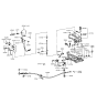 Diagram for 1996 Hyundai Elantra Shift Cable - 43760-29070