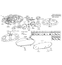 Diagram for 2005 Hyundai Accent Instrument Panel Light Bulb - 94369-36000