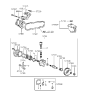 Diagram for 1999 Hyundai Tiburon Drive Belt - 57231-29200