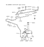 Diagram for 1999 Hyundai Elantra Windshield Washer Nozzle - 98630-29000