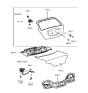 Diagram for 1996 Hyundai Elantra Liftgate Hinge - 79770-29200