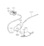 Diagram for 1995 Hyundai Elantra Cruise Control Module - 96410-29000