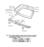 Diagram for 1997 Hyundai Elantra Windshield - 86110-29100