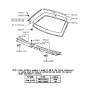 Diagram for 1999 Hyundai Elantra Windshield - 86110-29100