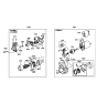 Diagram for 1995 Hyundai Elantra Starter Brush - 36155-23150