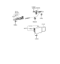 Diagram for 1997 Hyundai Elantra Fuel Door - 69510-29000