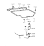 Diagram for 1999 Hyundai Elantra Tailgate Latch - 81230-29001