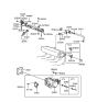 Diagram for 2001 Hyundai Tiburon Throttle Body Gasket - 35101-23001